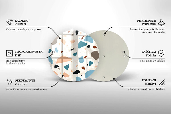 Glas Herdabdeckplatte Dekoratives Steinzeug