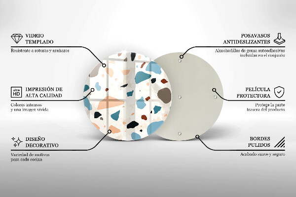 Glas Herdabdeckplatte Dekoratives Steinzeug
