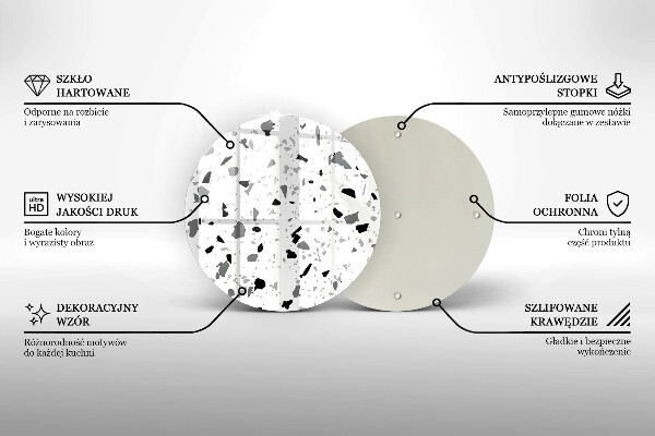 Glas Herdabdeckplatte Dekoratives Steinzeug