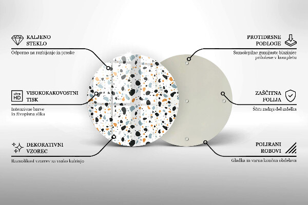 Glas Herdabdeckplatte Dekoratives Steinzeug