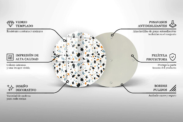 Glas Herdabdeckplatte Dekoratives Steinzeug