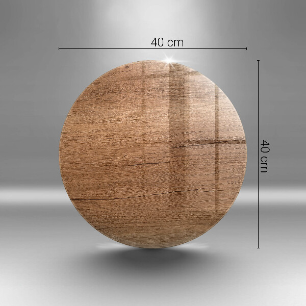 Glas Ceranfeldabdeckung Holzstruktur