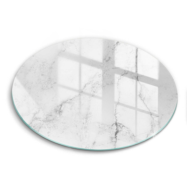 Glas Ceranfeldabdeckung Elegante Marmorstruktur