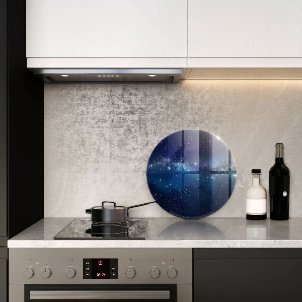 Glas Herdabdeckplatte Weltraum und Sterne