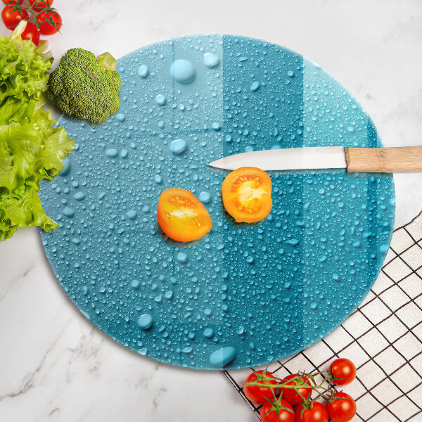 Glas Ceranfeldabdeckung Spritzschutz Wassertropfen