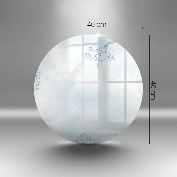 Glas Ceranfeldabdeckung Spritzschutz Zarter Hintergrund