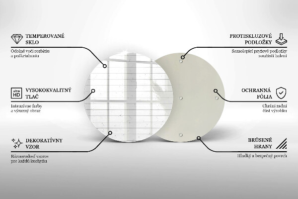 Glas Ceranfeldabdeckung Spritzschutz Moderne helle Tafeln