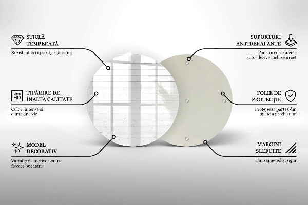 Glas Ceranfeldabdeckung Spritzschutz Moderne helle Tafeln