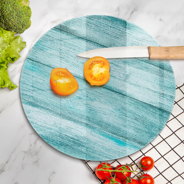 Glas Ceranfeldabdeckung Spritzschutz Vintage Holzbretter