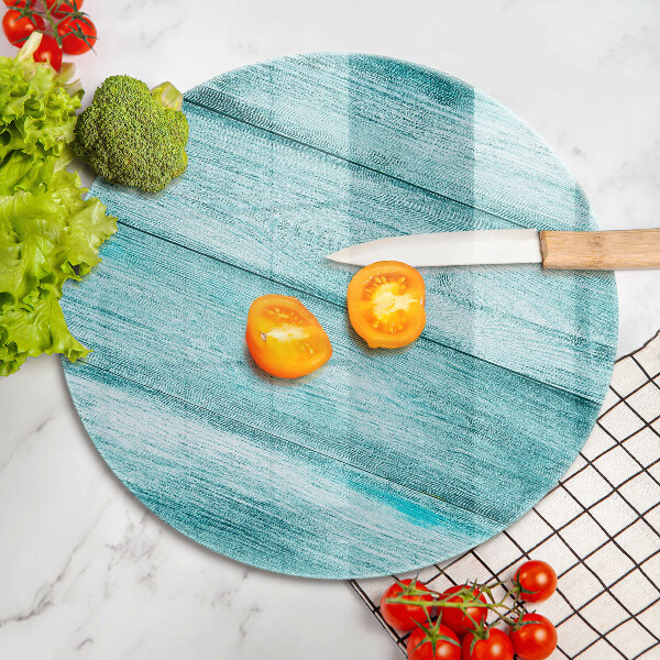 Glas Ceranfeldabdeckung Spritzschutz Vintage Holzbretter