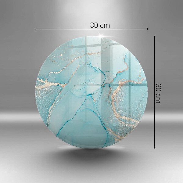 Glas Ceranfeldabdeckung Spritzschutz Steinabstraktion