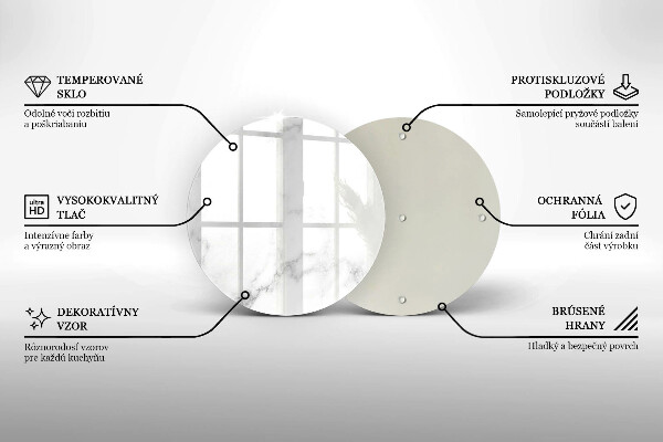 Glas Ceranfeldabdeckung Spritzschutz Moderner Marmor