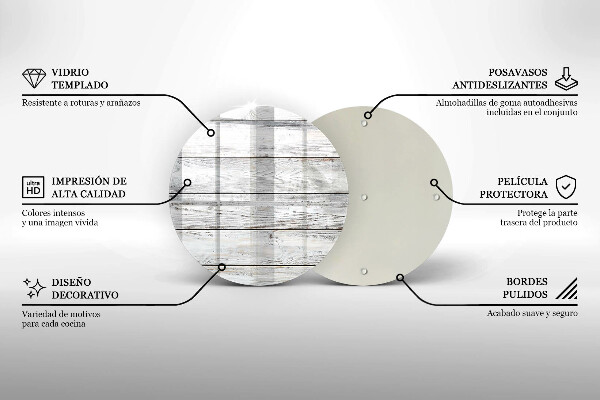 Glas Ceranfeldabdeckung Spritzschutz Helle Holzbretter