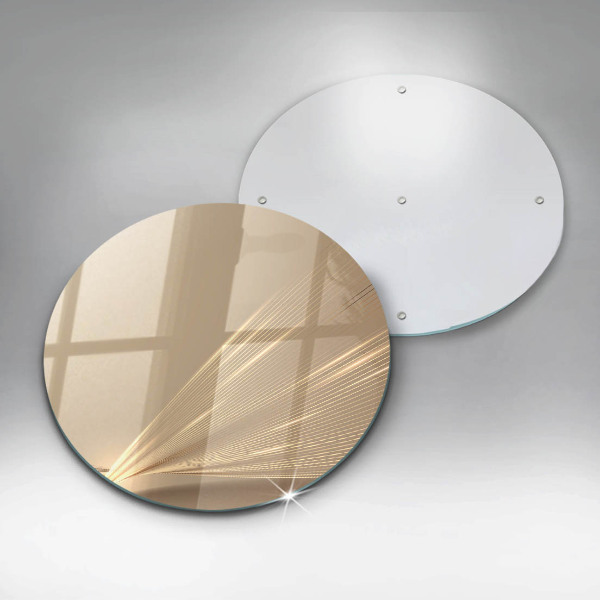 Glas Ceranfeldabdeckung Spritzschutz Moderne Abstraktion