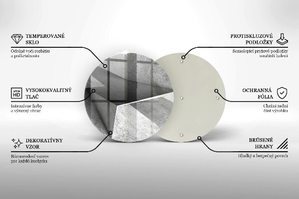 Glas Ceranfeldabdeckung Spritzschutz Konkrete Abstraktion