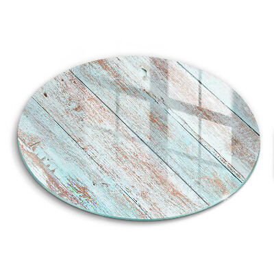 Glas Ceranfeldabdeckung Alte Vintage-Bretter