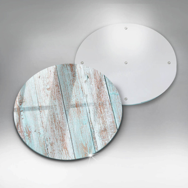 Glas Ceranfeldabdeckung Alte Vintage-Bretter