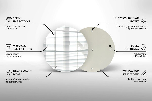 Glas Ceranfeldabdeckung Moderne Struktur
