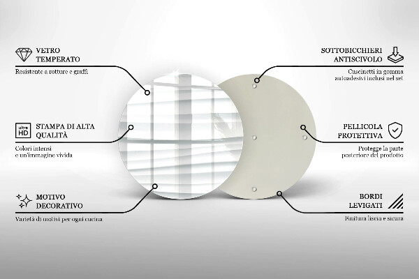 Glas Ceranfeldabdeckung Moderne Struktur