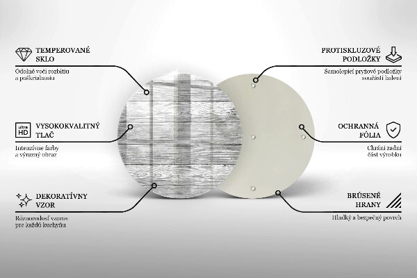 Glas Ceranfeldabdeckung Alte Holzbretter