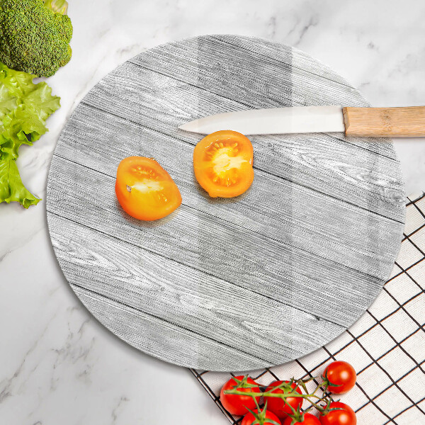 Glas Ceranfeldabdeckung Alte Holzbretter