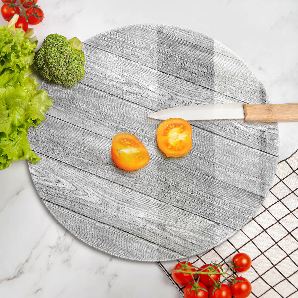 Glas Ceranfeldabdeckung Alte Holzbretter