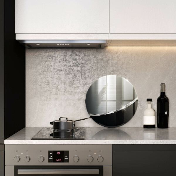 Glas Ceranfeldabdeckung Spritzschutz Abstraktion mit Metall