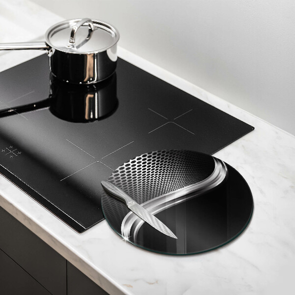 Glas Herdabdeckplatte Metallstruktur