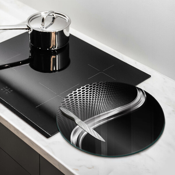 Glas Herdabdeckplatte Metallstruktur