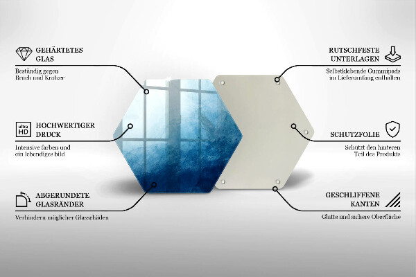 Glas Ceranfeldabdeckung Abstrakter Hintergrund