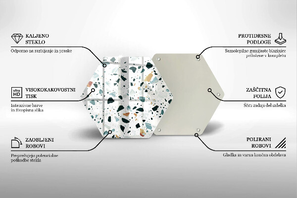 Glas Herdabdeckplatte Helles Steinzeug