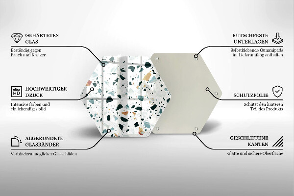 Glas Herdabdeckplatte Helles Steinzeug