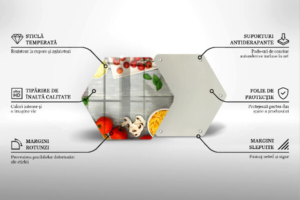 Glas Herdabdeckplatte Küchenessen