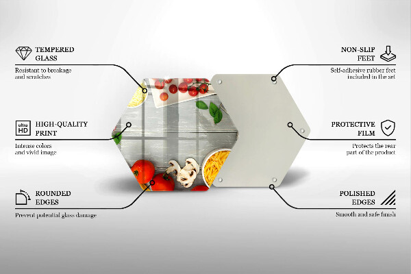 Glas Herdabdeckplatte Küchenessen