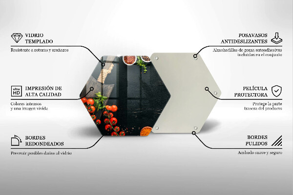 Glas Ceranfeldabdeckung Kirschtomaten