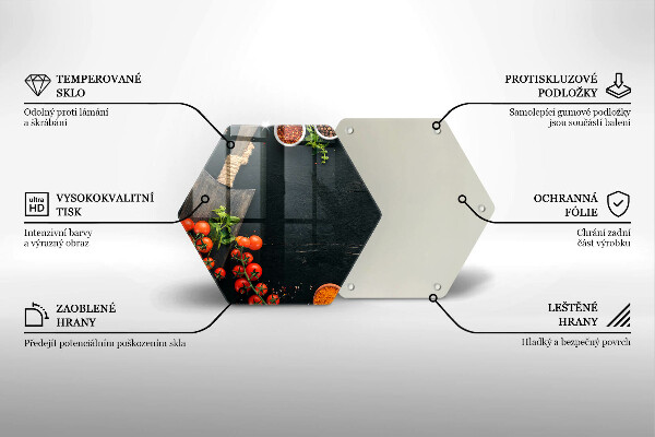 Glas Ceranfeldabdeckung Kirschtomaten