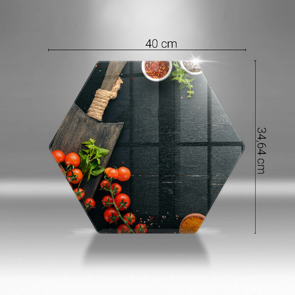 Glas Ceranfeldabdeckung Kirschtomaten