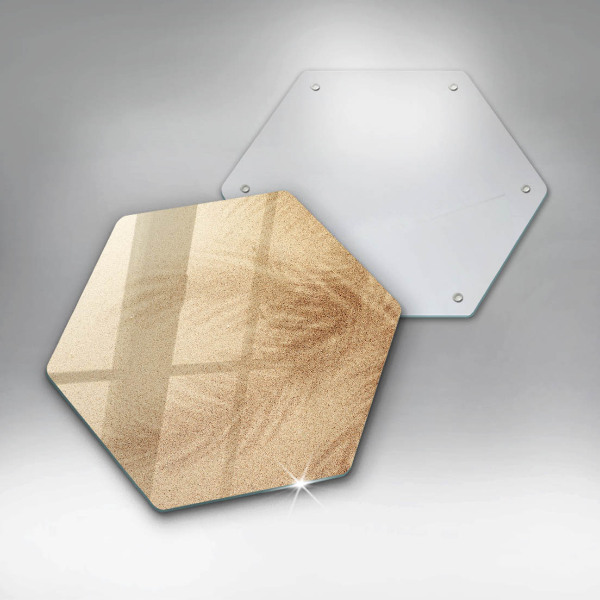 Glas Herdabdeckplatte Strandsandurlaub