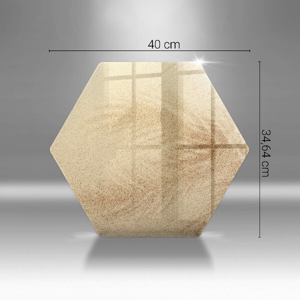 Glas Herdabdeckplatte Strandsandurlaub