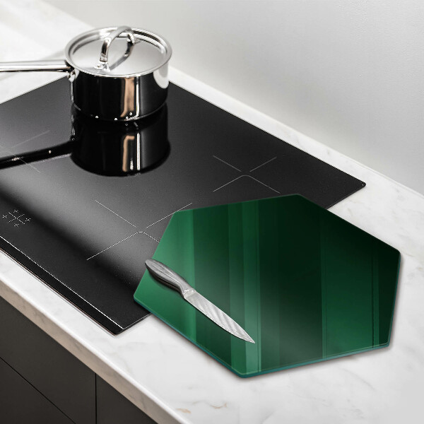 Glas Ceranfeldabdeckung Spritzschutz Grüne Farbe
