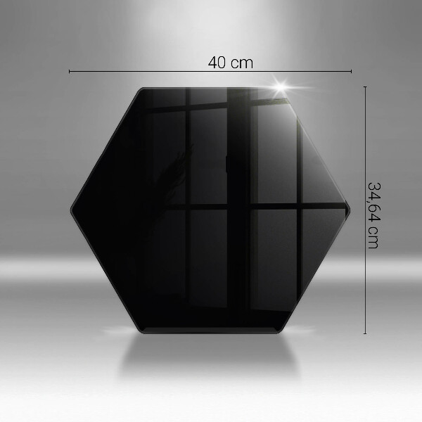 Glas Ceranfeldabdeckung Spritzschutz Schwarze Farbe