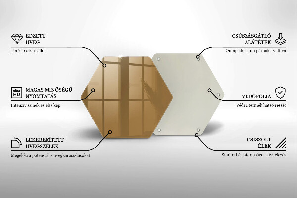 Glas Ceranfeldabdeckung Spritzschutz Beige Farbe