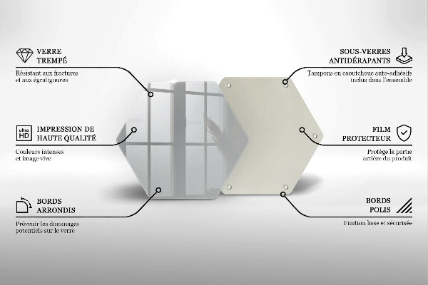 Glas Ceranfeldabdeckung Spritzschutz Graue Farbe