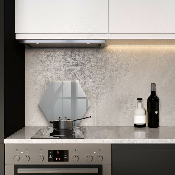 Glas Ceranfeldabdeckung Spritzschutz Graue Farbe