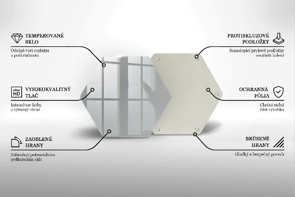 Glas Ceranfeldabdeckung Spritzschutz Graue Farbe