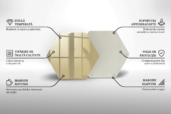 Glas Ceranfeldabdeckung Spritzschutz Beige Farbe