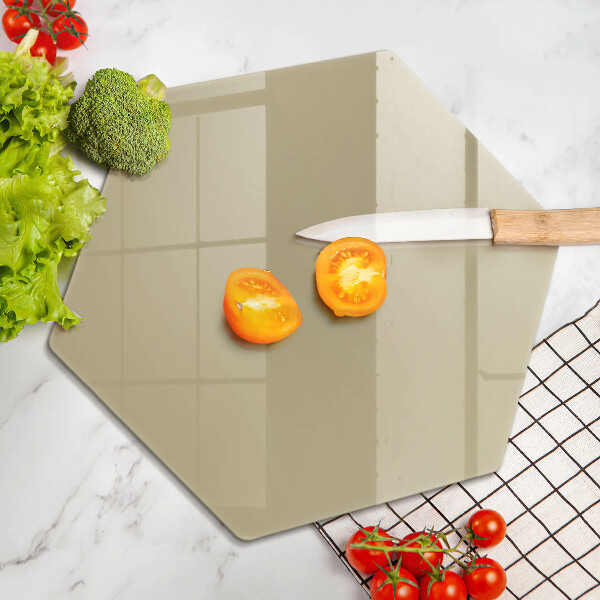 Glas Ceranfeldabdeckung Spritzschutz Beige Farbe