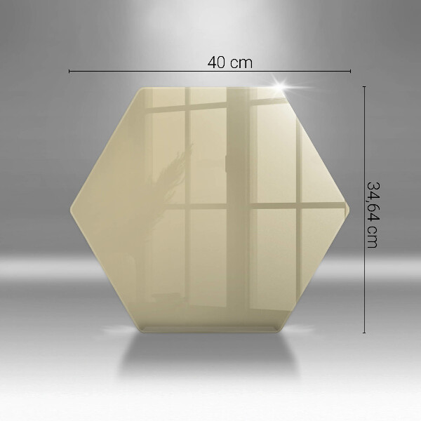 Glas Ceranfeldabdeckung Spritzschutz Beige Farbe