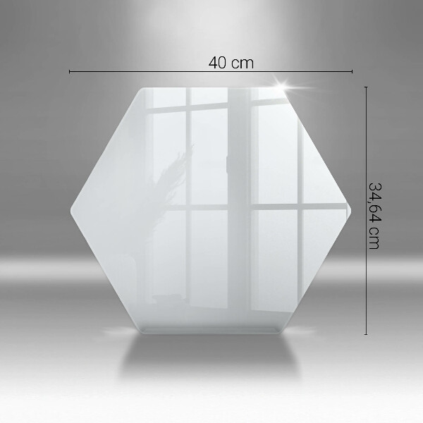 Glas Ceranfeldabdeckung Spritzschutz weiße Farbe