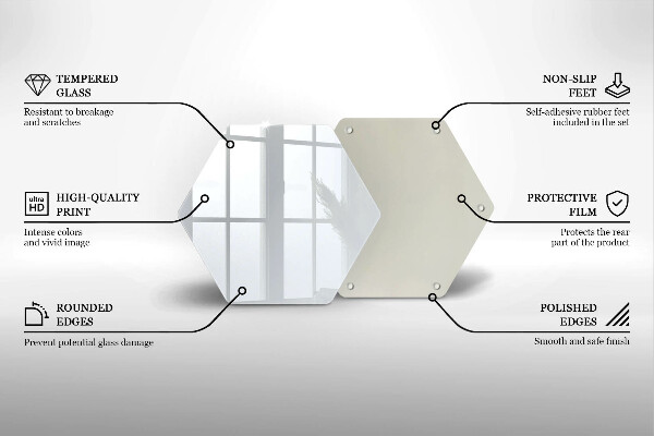 Glas Ceranfeldabdeckung Spritzschutz weiße Farbe